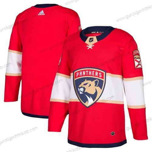 Adidas Herren Florida Panthers Leer Heimtrikots Authentisch Strickerei NHL Trikots – Rot