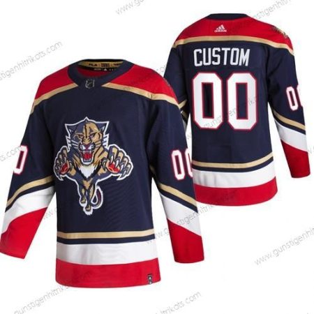 Adidas Herren Florida Panthers Personalisiertes 2020-21 ersatzweise Authentisch Spieler NHL Trikots – Schwarz