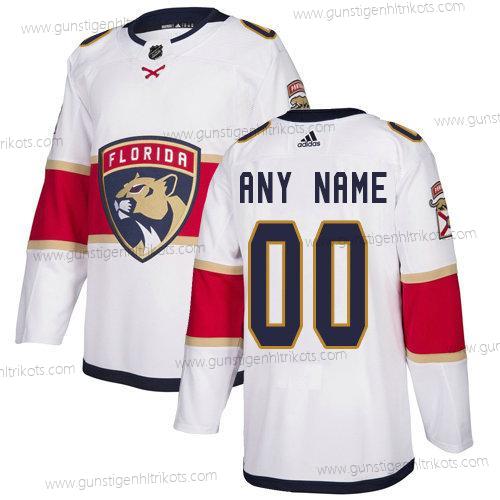 Adidas Herren Florida Panthers Personalisiertes NHL Authentisch Trikots – Weiß