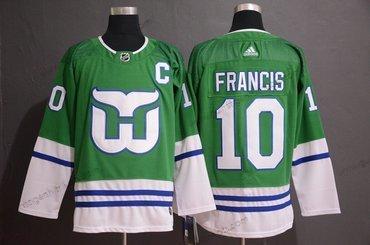 Adidas Herren Hartford Whalers #10 Ron Francis Trikots – Grün