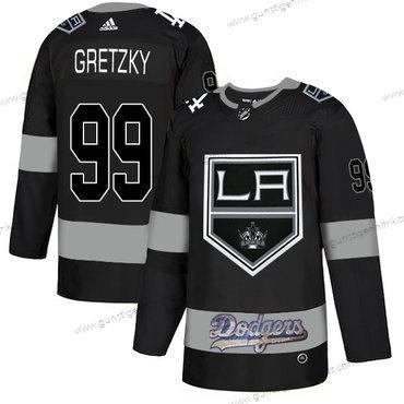 Adidas Herren La Los Angeles Kings With Dodgers 99 Wayne Gretzky Trikots – Schwarz