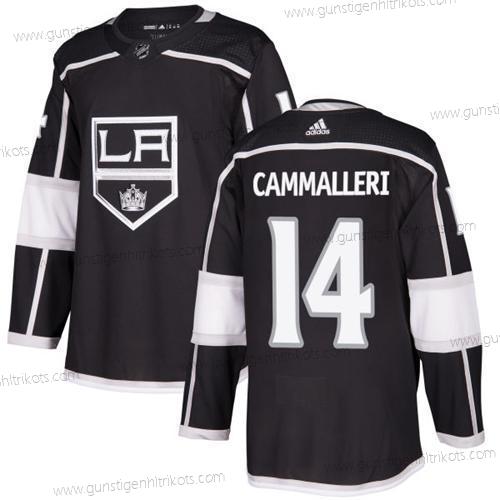 Adidas Herren Los Angeles Kings #14 Mike Cammalleri Heimtrikots Authentisch Strickerei NHL Trikots – Schwarz