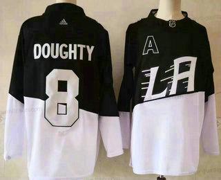 Adidas Herren Los Angeles Kings #8 Drew Doughty 2020 Stadium Series Strickerei NHL Trikots – Schwarz