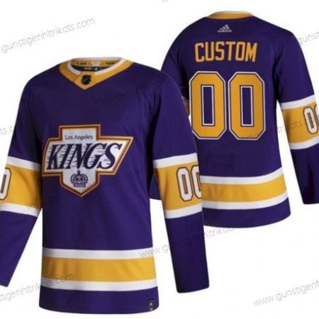 Adidas Herren Los Angeles Kings Personalisiertes Hockey NHL Strickerei Trikots – Lila