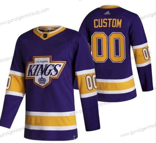 Adidas Herren Los Angeles Kings Personalisiertes Hockey NHL Strickerei Trikots – Lila