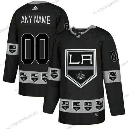 Adidas Herren Los Angeles Kings Personalisiertes Team Logos Trikots Version 2 – Schwarz