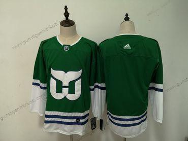 Adidas Herren Men’S Hartford Whalers Leer Heimtrikots Trikots – Grün