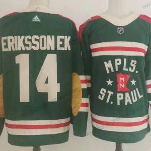 Adidas Herren Minnesota Wild 14 Erikssonek Klassisch Edition 2022 NHL Trikots – Grün