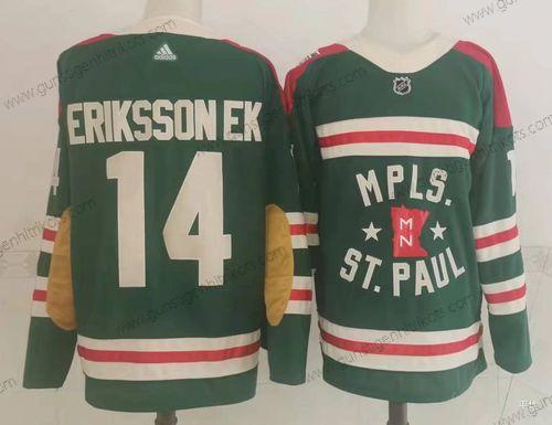 Adidas Herren Minnesota Wild 14 Erikssonek Klassisch Edition 2022 NHL Trikots – Grün