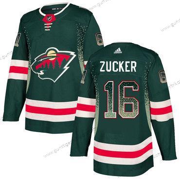 Adidas Herren Minnesota Wild #16 Jason Zucker Trikots – Grün