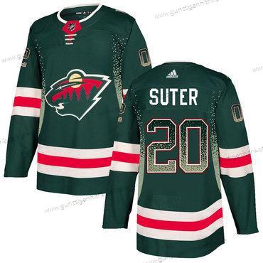 Adidas Herren Minnesota Wild #20 Ryan Suter Trikots – Grün