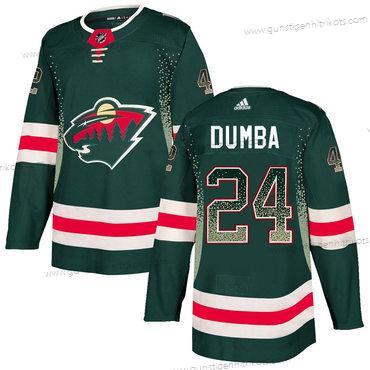 Adidas Herren Minnesota Wild #24 Matt Dumba Trikots – Grün