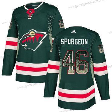 Adidas Herren Minnesota Wild #46 Jared Spurgeon Trikots – Grün