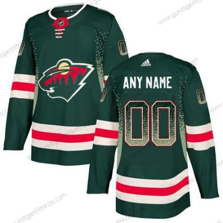 Adidas Herren Minnesota Wild Personalisiertes Trikots – Grün