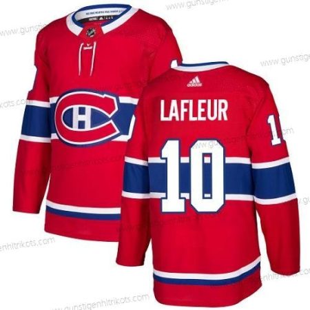 Adidas Herren Montreal Canadiens #10 Guy Lafleur Heimtrikots Authentisch Strickerei NHL Trikots – Rot