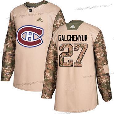 Adidas Herren Montreal Canadiens #27 Alex Galchenyuk Authentisch 2017 Veterans Day Strickerei NHL Trikots – Tarnfarbe