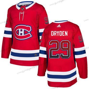 Adidas Herren Montreal Canadiens #29 Ken Dryden Trikots – Rot