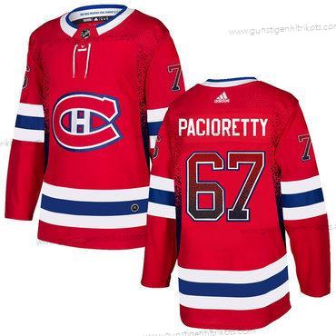 Adidas Herren Montreal Canadiens #67 Max Pacioretty Trikots – Rot