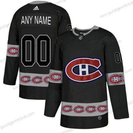 Adidas Herren Montreal Canadiens Personalisiertes Team Logos Trikots – Schwarz