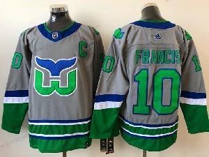 Adidas Herren NHL Hartford Whalers #10 Francis 2021 Rückseite Retro ersatzweise Trikots – Grau