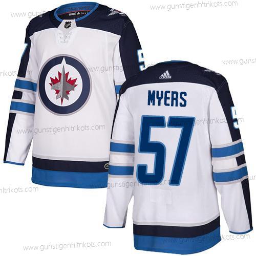 Adidas Herren NHL Winnipeg Jets #57 Tyler Myersaway Authentisch Trikots – Weiß