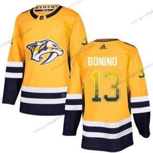 Adidas Herren Nashville Predators #13 Nick Bonino Trikots – Gold