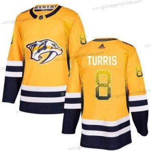 Adidas Herren Nashville Predators #8 Kyle Turris Trikots – Gold