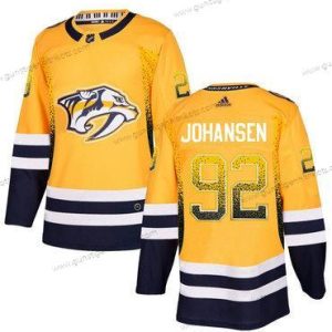 Adidas Herren Nashville Predators #92 Ryan Johansen Trikots – Gold