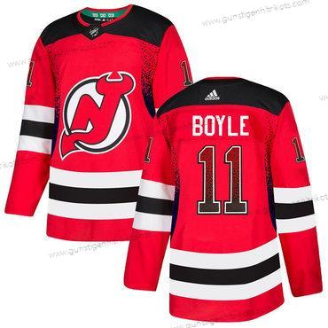 Adidas Herren New Jersey Devils #11 Brian Boyle Trikots – Rot