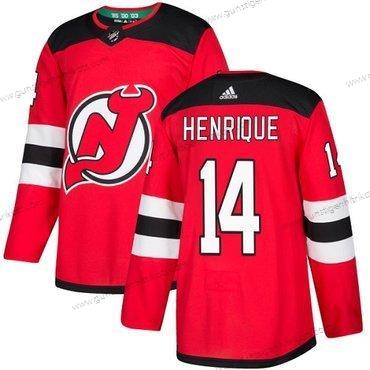 Adidas Herren New Jersey Devils #14 Adam Henrique Heimtrikots Authentisch Strickerei NHL Trikots – Rot