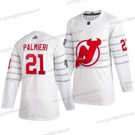 Adidas Herren New Jersey Devils #21 Kyle Palmieri 2020 NHL All-Star Game Trikots – Grau