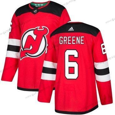 Adidas Herren New Jersey Devils #6 Andy Grüne Heimtrikots Authentisch Strickerei NHL Trikots – Rot