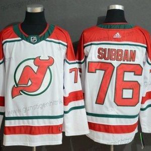 Adidas Herren New Jersey Devils 76 P.K. Subban Trikots – Weiß