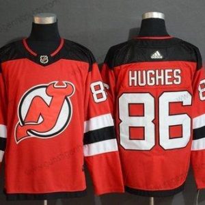 Adidas Herren New Jersey Devils 86 Jack Hughes Trikots – Rot