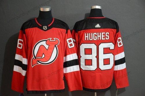 Adidas Herren New Jersey Devils 86 Jack Hughes Trikots – Rot