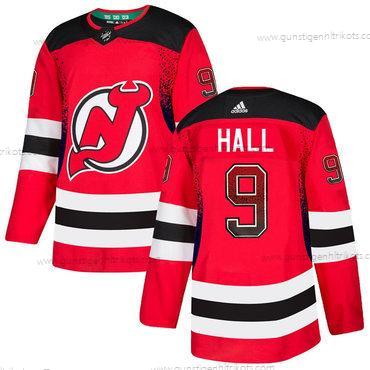 Adidas Herren New Jersey Devils #9 Taylor Hall Trikots – Rot