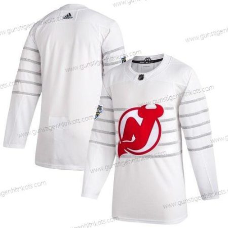 Adidas Herren New Jersey Devils Leer 2020 NHL All-Star Game Trikots – Weiß