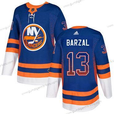 Adidas Herren New York Islanders #13 Mathew Barzal Royal Trikots – Blau Orange