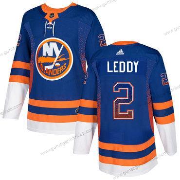 Adidas Herren New York Islanders #2 Nick Leddy Royal Trikots – Blau Orange