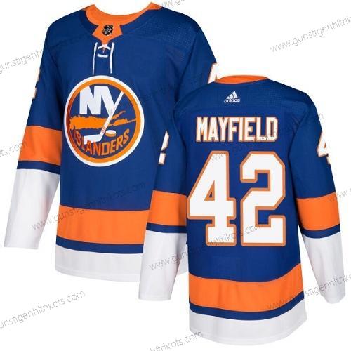 Adidas Herren New York Islanders #42 Scott Mayfield Royal Heimtrikots Authentisch NHL Trikots – Blau