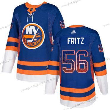 Adidas Herren New York Islanders #56 Tanner Fritz Royal Trikots – Blau Orange Weiß