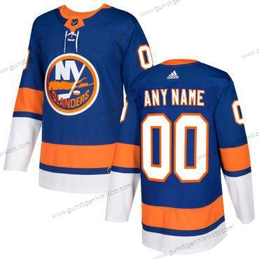 Adidas Herren New York Islanders Personalisiertes Heimtrikots Hockey Strickerei NHL Trikots – Blau