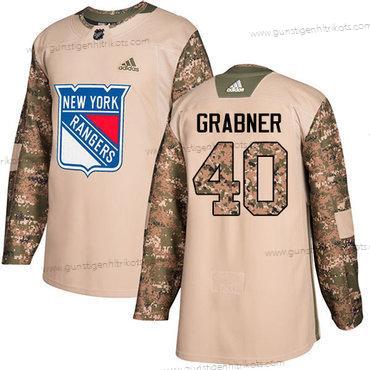 Adidas Herren New York Rangers #40 Michael Grabner Authentisch 2017 Veterans Day Strickerei NHL Trikots – Tarnfarbe