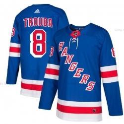 Adidas Herren New York Rangers #8 Jacob Trouba Heimtrikots Strickerei NHL Trikots – Blau