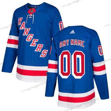 Adidas Herren New York Rangers Personalisiertes Royal Heimtrikots 2017-2018 Strickerei NHL Trikots – Blau