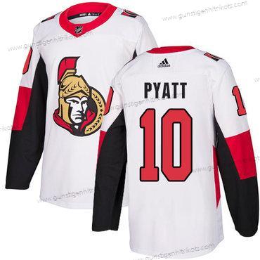 Adidas Herren Ottawa Senators #10 Tom Pyatt Authentisch Auswärtstrikots NHL Trikots – Weiß