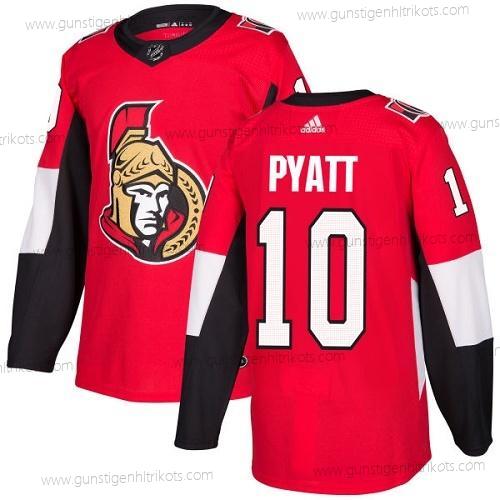 Adidas Herren Ottawa Senators #10 Tom Pyatt Heimtrikots Authentisch Strickerei NHL Trikots – Rot