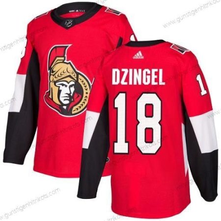 Adidas Herren Ottawa Senators #18 Ryan Dzingel Heimtrikots Authentisch Strickerei NHL Trikots – Rot