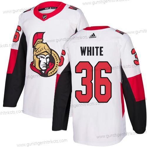 Adidas Herren Ottawa Senators #36 Colin Authentisch Auswärtstrikots NHL Trikots – Weiß