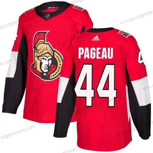 Adidas Herren Ottawa Senators #44 Jean-Gabriel Pageau Heimtrikots Authentisch Strickerei NHL Trikots – Rot